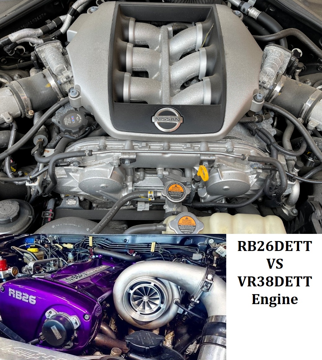 Nissan RB26DETT Vs VR38DETT Engine